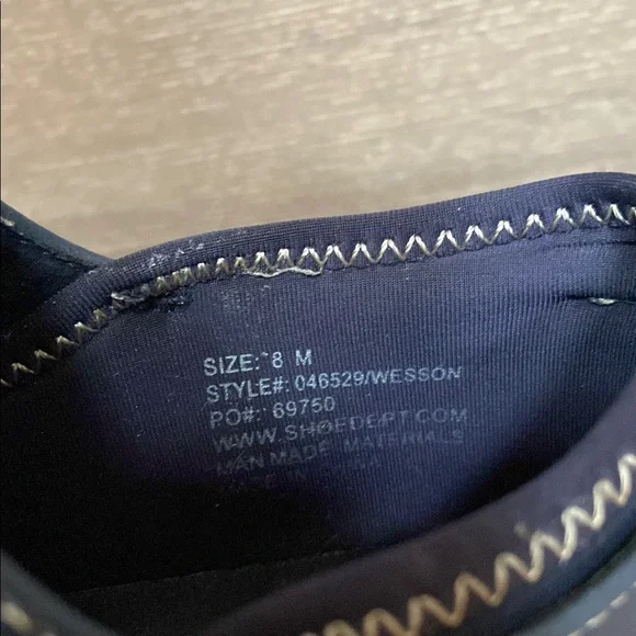 Robert David Mens Casual Oxford Sneakers Shoes Navy Blue Lace Up Size 8 - Picture 8 of 8